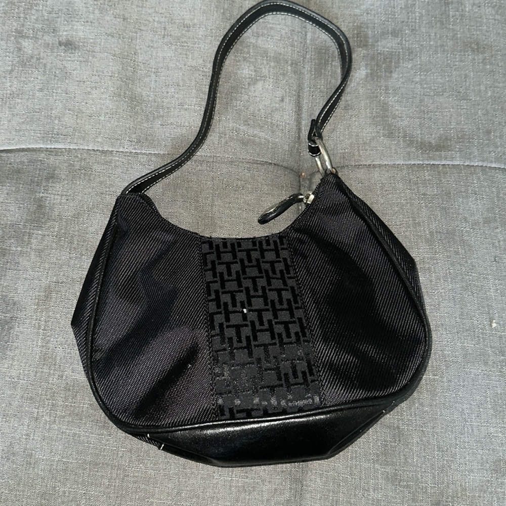 Tommy Hilfiger Black Y2K Mini Handbag Purse